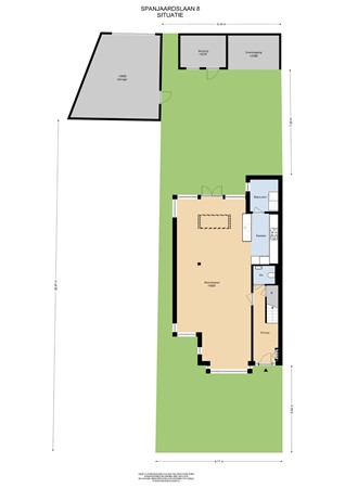 Floorplan - Spanjaardslaan 8, 2352 AK Leiderdorp